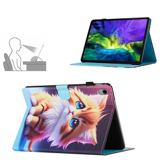 Husă pentru iPad 10.9" 2022 (10 gen.), cu clapetă, cat