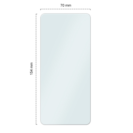 2x sticlă călită pentru Realme 8 5G, ERBORD 9H Hard Glass pe ecran