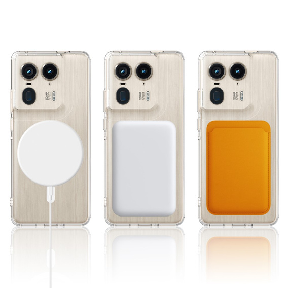 Husă pentru Motorola Edge 50 Ultra, Fusion Hybrid Case, pentru MagSafe, transparentă