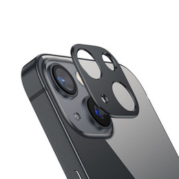 Capac metalic pentru camera foto pentru iPhone 13 mini, albastru