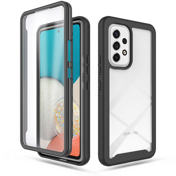 Carcasă pentru Samsung Galaxy A53 5G, Shockproof, cu folie, albastru
