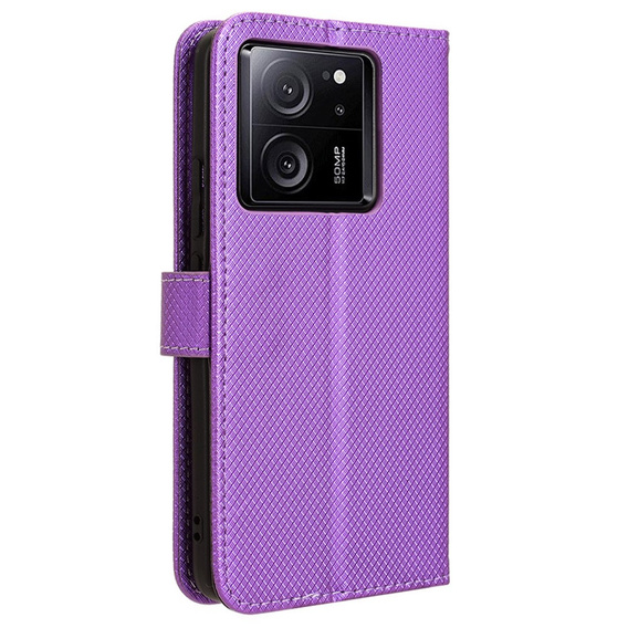 Husă flip pentru Xiaomi 13T / 13T Pro / Redmi K60 Ultra, Smart Magnet, violet