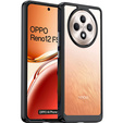 Huse pentru Oppo Reno 12FS / 12F, Fusion Hybrid, transparent / negru