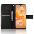 Cu clapetă pentru Infinix Hot 40i, Wallet Smart Magnet, negru