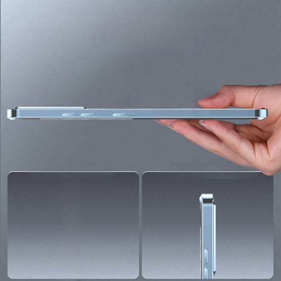 Carcasă de protecție pentru camera foto pentru Samsung Galaxy S20 FE, CamShield MagSafe, transparent / albastru