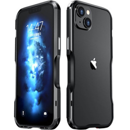 Husa LUPHIE pentru iPhone 14, Armor Bumper, negru