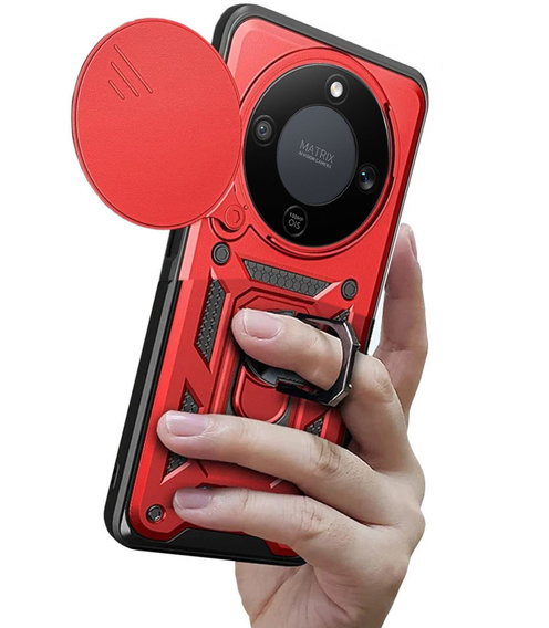 Husă blindată CamShield Slide cu capac pentru cameră și inel pentru Honor Magic 8 Lite