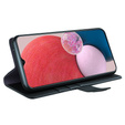Husa cu clapetă pentru Samsung Galaxy A13 4G, Split Leather, albastru