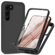 Carcasă pentru Samsung Galaxy S23, Shockproof, cu folie, negru