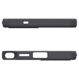 Carcasă Spigen pentru Samsung Galaxy S25 Ultra, Silicone Fit Mag, negru + sticlă călită