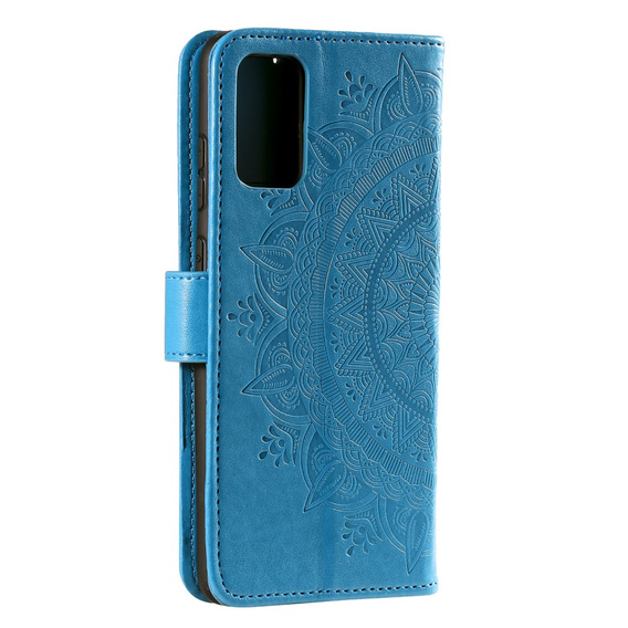 Cu clapetă pentru Samsung Galaxy A53 5G, Mandala, albastru