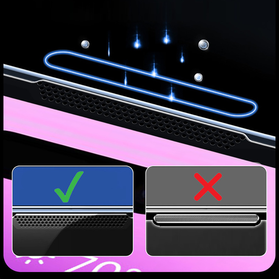 2x Sticlă temperată pentru iPhone 14 Pro, ERBORD Easy App Full Screen Protector
