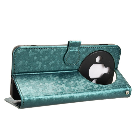 Husă tip portofel Rhombus pentru Nubia Focus Pro 5G, verde