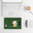 Husă cu clapetă pentru Samsung Galaxy Tab A9, cute rabbit