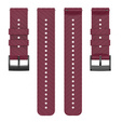 Curea universală din silicon 22mm, maroon