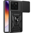 Husă blindată pentru Xiaomi 14T Pro, CamShield Slide, negru