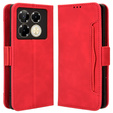 Cu clapetă pentru Infinix Note 40 Pro, Card Slot, roșu
