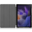 Husă pentru Samsung Galaxy Tab A8 10.5 SM-X200 SM-X205, Smartcase, maroon