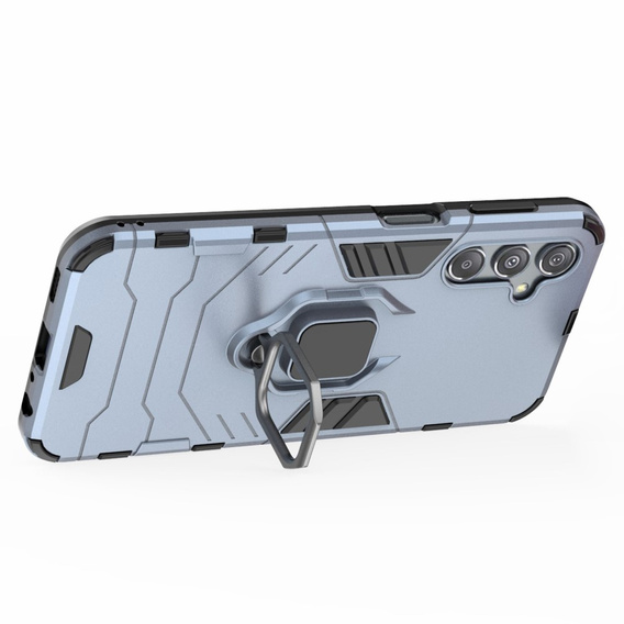 Huse pentru Samsung Galaxy M34, Kickstand Ring, albastru