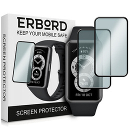 2x ERBORD Hybrid Glass pentru Huawei Band 6