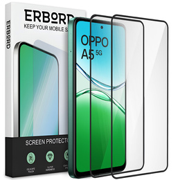 2x sticlă călită pentru Samsung Galaxy A15 4G / A15 5G / M15, ERBORD 3D pentru întregul display