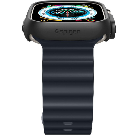 Etui SPIGEN do Apple Watch Ultra 49mm, Thin Fit, Czarne
