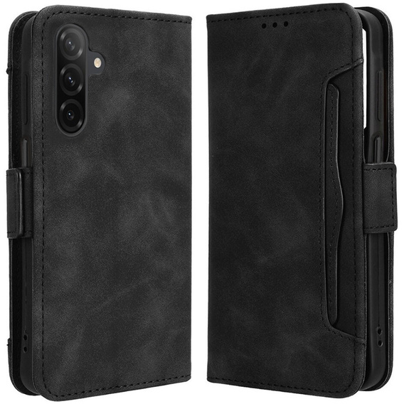 Cu clapetă pentru Samsung Galaxy A36, Card Slot, negru