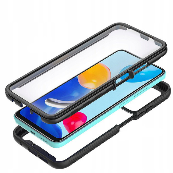 Carcasă pentru Xiaomi Redmi Note 11 Pro / Pro 4G, Shockproof, cu folie, albastru