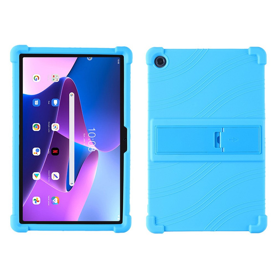 Silicon husă pentru Lenovo Tab M10 Plus 10.6 Gen 3 TB-125F TB-128F, Impact, armat, albastru