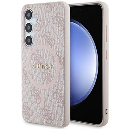 Husă Guess HC MagSafe PU 4G Ring Classic Logo pentru Samsung Galaxy S24
