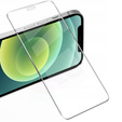 2x sticlă călită pentru iPhone 12/12 Pro, ERBORD 9H Hard Glass pe ecran