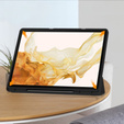 Husă pentru Samsung Galaxy Tab S10+ Plus, Smartcase cu spațiu pentru stylus, negru