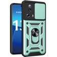 Husă blindată pentru Xiaomi 13 Lite, CamShield Slide, verde