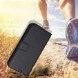 Cu clapetă pentru Xiaomi Redmi Note 12 4G, Wallet Smart Magnet, negru