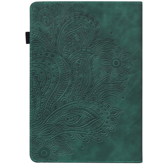 Husă cu clapetă pentru Amazon Kindle Paperwhite 5 (2021), flower, albastru
