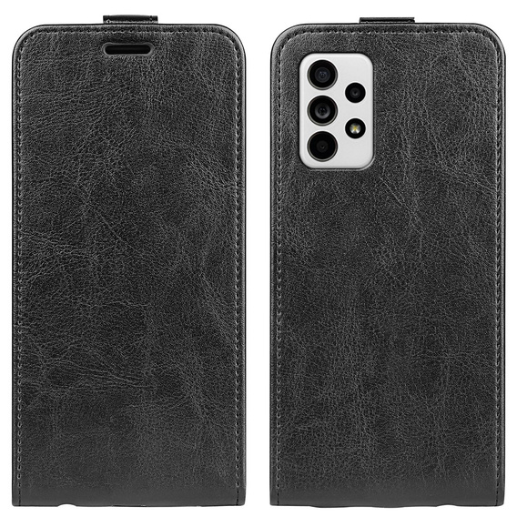 Cu clapetă pentru Samsung Galaxy A33 5G, Flip, negru