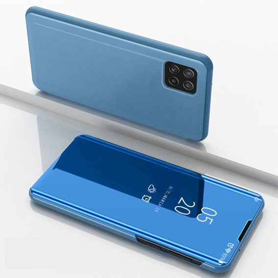 Huse pentru Samsung Galaxy A22 5G, Clear View, albastru