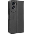 Cu clapetă pentru Honor 90 Lite 5G, Wallet Smart Magnet, negru