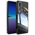 Carcasă pentru Sony Xperia 1 VI, Fusion Hybrid, cu protecție pentru camera foto, transparent / negru