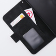 Cu clapetă pentru Motorola Moto G54 5G, Card Slot, negru