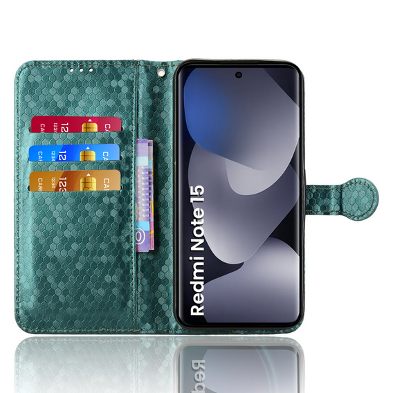 Husă tip portofel Rhombus pentru Xiaomi Redmi Note 15 5G / Poco M8 5G