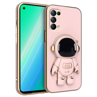 Huse pentru Oppo Reno5 Z/ A94 5G, Astronaut, roz