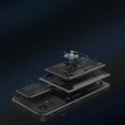 Husă blindată pentru Motorola Edge 30 Neo 5G, Camera Slide Card Slot, negru