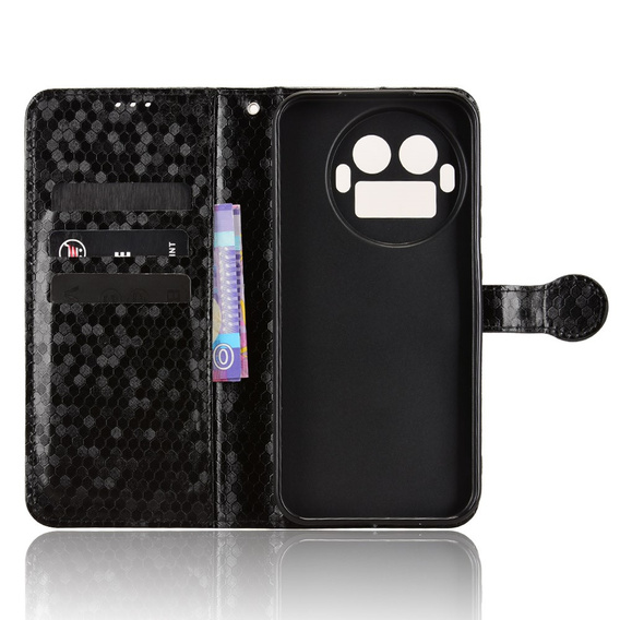 Husă tip portofel Rhombus pentru Realme GT 8 Pro