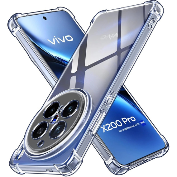 Huse pentru Vivo X200 Pro 5G, Dropproof, transparentă