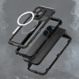 Carcasă impermeabilă IP68 pentru iPhone 14 Pro Max, SHELLBOX MagSafe, negru