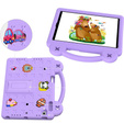 Husă pentru copii pentru Lenovo Tab M10 X505F X605F / Tab P10-X705F/L / Huawei T5 10.1, Cute Patterns, cu suport, violet
