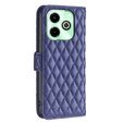 Cu clapetă pentru Infinix Hot 40i, Wallet, BINFEN COLOR, albastru