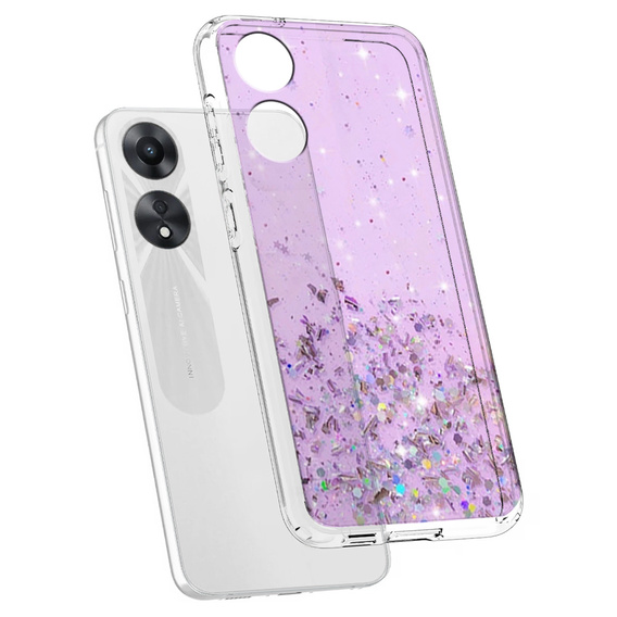 Huse pentru Oppo A78 5G, Glittery, violet