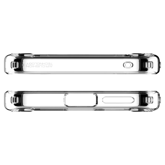 Carcasă MagSafe Spigen pentru Google Pixel 9A, Ultra Hybrid, transparent / alb + 9H Tempered Glass